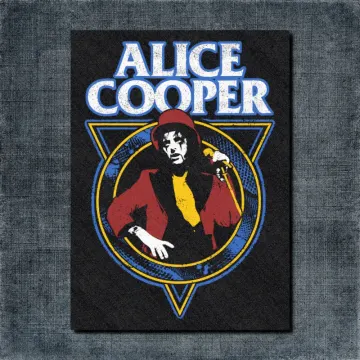 Alice Cooper Back Patch, God of Metal Oversize Patch