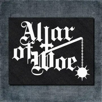 Altar of Woe Back Patch, Altar of Woe Logo Oversize Patch