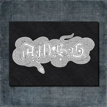 AMSG Back Patch, A.M.S.G. Logo Oversize Patch