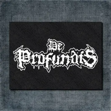 De Profundis Back Patch, De Profundis Logo Oversize Patch