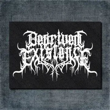Deprived Existence Back Patch, Deprived Existence Logo Oversize Patch