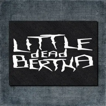 Little Dead Bertha Back Patch, Little Dead Bertha Logo Oversize Patch