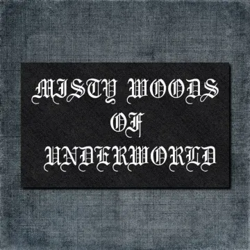 Misty Woods of Underworld Back Patch, Misty Woods of Underworld Logo Oversize Patch