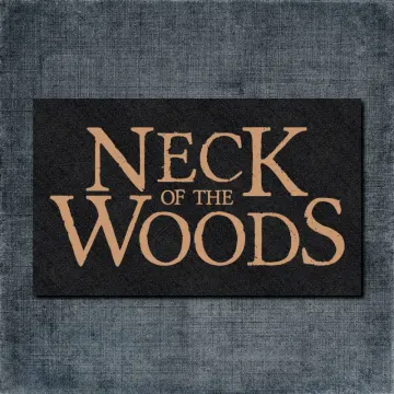 Neck of the Woods Back Patch, Neck of the Woods Logo Oversize Patch