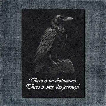 There Is No Destination Back Patch, There Is Only The Journey Oversize Patch