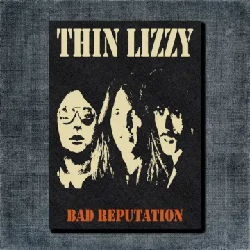 Thin Lizzy Back Patch, Thin Lizzy Bad Reputation Oversize Patch