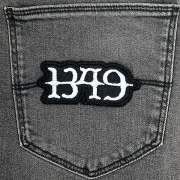 1349 Embroidered Patch, 1349 Logo Embroidery Denim Patch