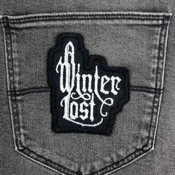 A Winter Lost Embroidered Patch, A Winter Lost Logo Embroidery Denim Patch