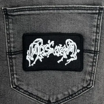 Aaskereia Embroidered Patch, Aaskereia Logo Embroidery Denim Patch