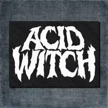Acid Witch Back Patch, Acid Witch Logo Oversize Patch