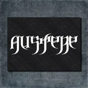 Austere Back Patch, Austere Logo Oversize Patch