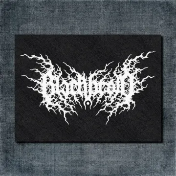 Black Braid Back Patch, Black Braid Logo Oversize Patch