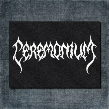 Ceremonium Back Patch, Ceremonium Logo Oversize Patch