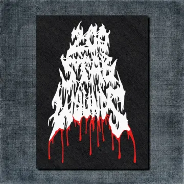 200 Stab Wounds Back Patch, 200 Stab Wounds Logo Oversize Patch