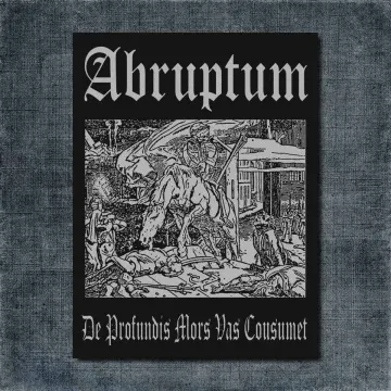 Abruptum Back Patch, Abruptum De Profundis Mors Vas Cousumet Big Back Patch