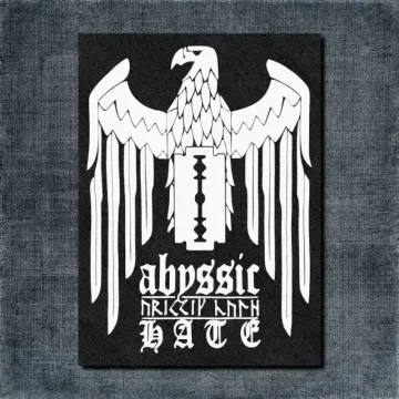 Abyssic Hate The Source of Suffering Back Patch, Abyssic Hate The Source of Suffering Logo Big Back Patch