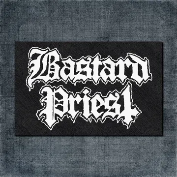 Bastard Priest Back Patch, Bastard Priest Logo Big Back Patch