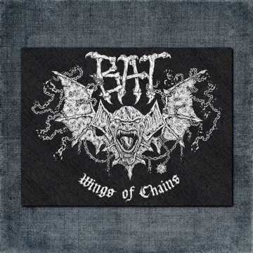 Bat Back Patch Bat Wings of Chains Big Back Patch