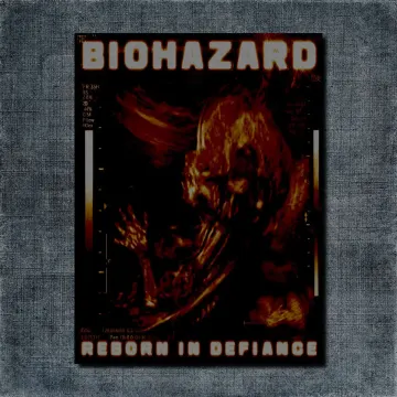 Biohazard Back Patch, Biohazard Reborn In Defiance Big Back Patch