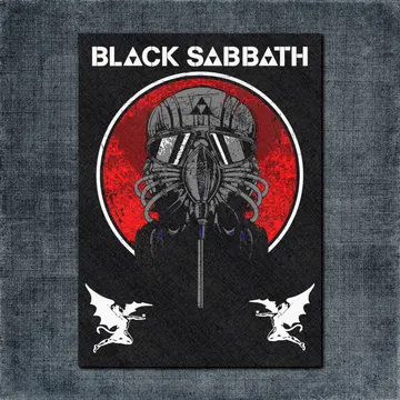 Black Sabbath Back Patch, Black Sabbath Artwork Big Back Patch