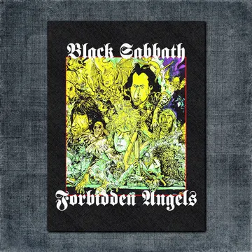 Black Sabbath Back Patch, Black Sabbath Forbidden Angels Big Back Patch