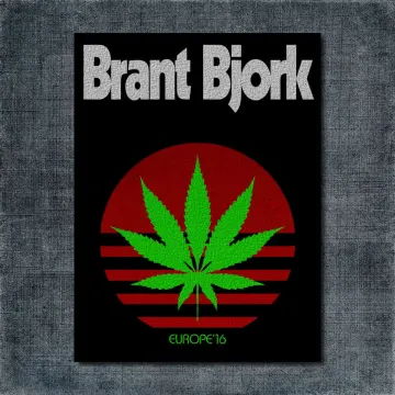 Brant Bjork Back Patch, Brant Bjork Europe 16 Big Back Patch