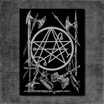 Brenda Marín Back Patch, Brenda Marín Wartime Cover Big Back Patch