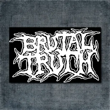 Brutal Truth Back Patch, Brutal Truth Logo Big Back Patch