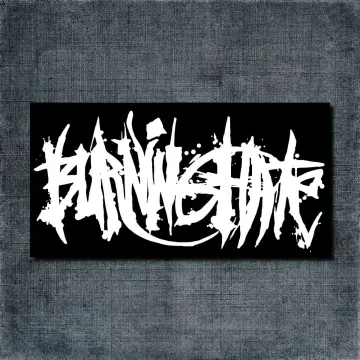 Burning Hate Back Patch, Burning Hate Logo Big Back Patch