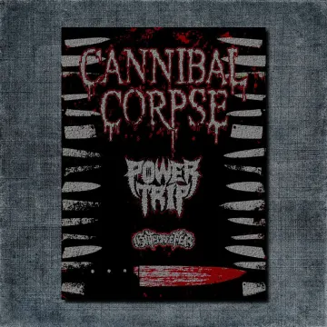 Cannibal Corpse Back Patch, Cannibal Corpse Power Trip and Gatecreeper Live at St. Andrew’s Hall Big Back Patch