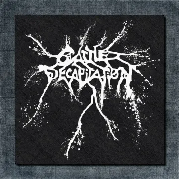 Cattle Decapitation Back Patch, Cattle Decapitation Logo Big Back Patch