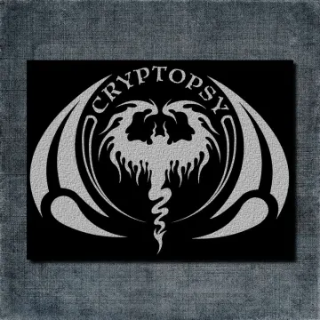 Cryptopsy Back Patch, Cryptopsy Logo Big Back Patch