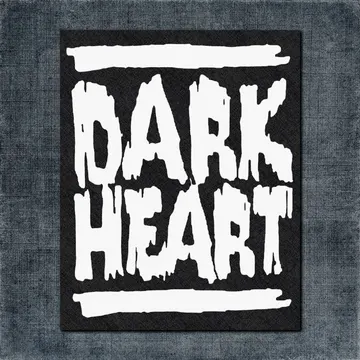 Dark Heart Back Patch, Dark Heart Logo Big Back Patch