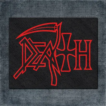 Death Back Patch, Death Artwork Big Back Patch