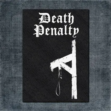 Death Penalty Back Patch, Death Penalty Artwork Big Back Patch