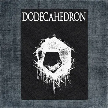 Dodecahedron Back Patch, Dodecahedron Artwork Big Back Patch