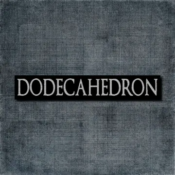 Dodecahedron Back Patch, Dodecahedron Logo Big Back Patch