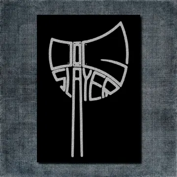 Dog Slayer Back Patch, Dog Slayer Logo Big Back Patch