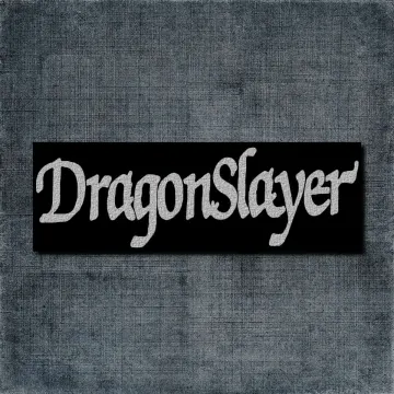 Dragonslayer Back Patch, Dragonslayer Logo Big Back Patch