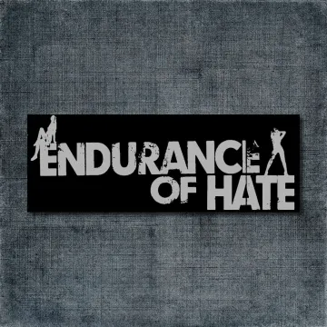 Endurance of Hate Back Patch, Endurance of Hate Logo Big Back Patch