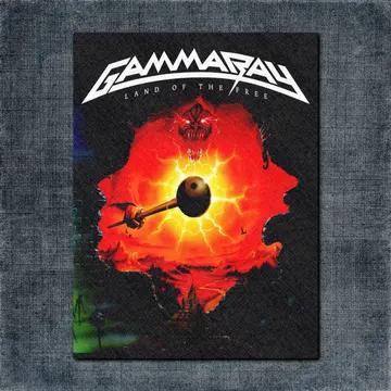 Gammaray Back Patch, Gammaray Land of The Free Big Back Patch
