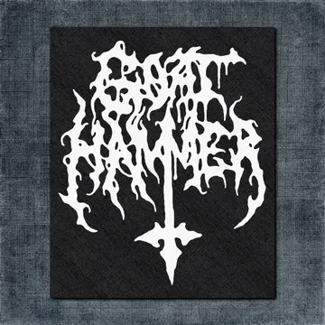 Goathammer Back Patch, Goathammer Logo Big Back Patch