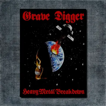 Grave Digger Back Patch, Grave Digger Heavy Metal Breakdown Big Back Patch