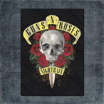 Guns n Roses Back Patch, Guns n Roses Nightrain Big Back Patch