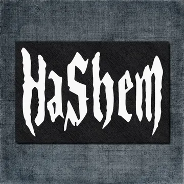 Hashem Back Patch, Hashem Artwork Big Back Patch
