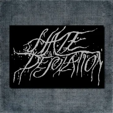 Hate Desolation Back Patch, Hate Desolation Logo Big Back Patch