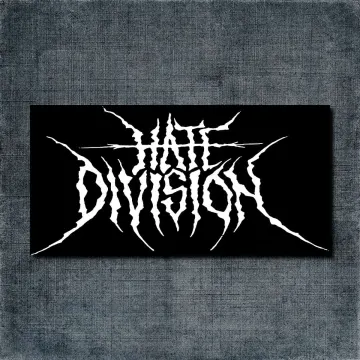 Hate Division Back Patch, Hate Division Logo Big Back Patch