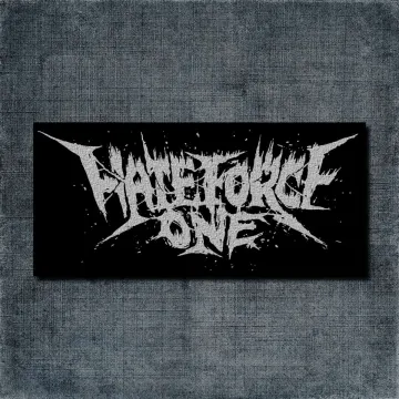 Hate Force Back Patch, Hate Force One Logo Big Back Patch
