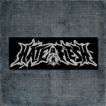 Hate in Flesh Back Patch, Hate in Flesh Logo Big Back Patch