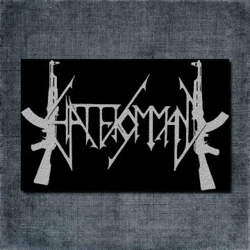 Hate Kommand Back Patch, Hate Kommand Logo Big Back Path